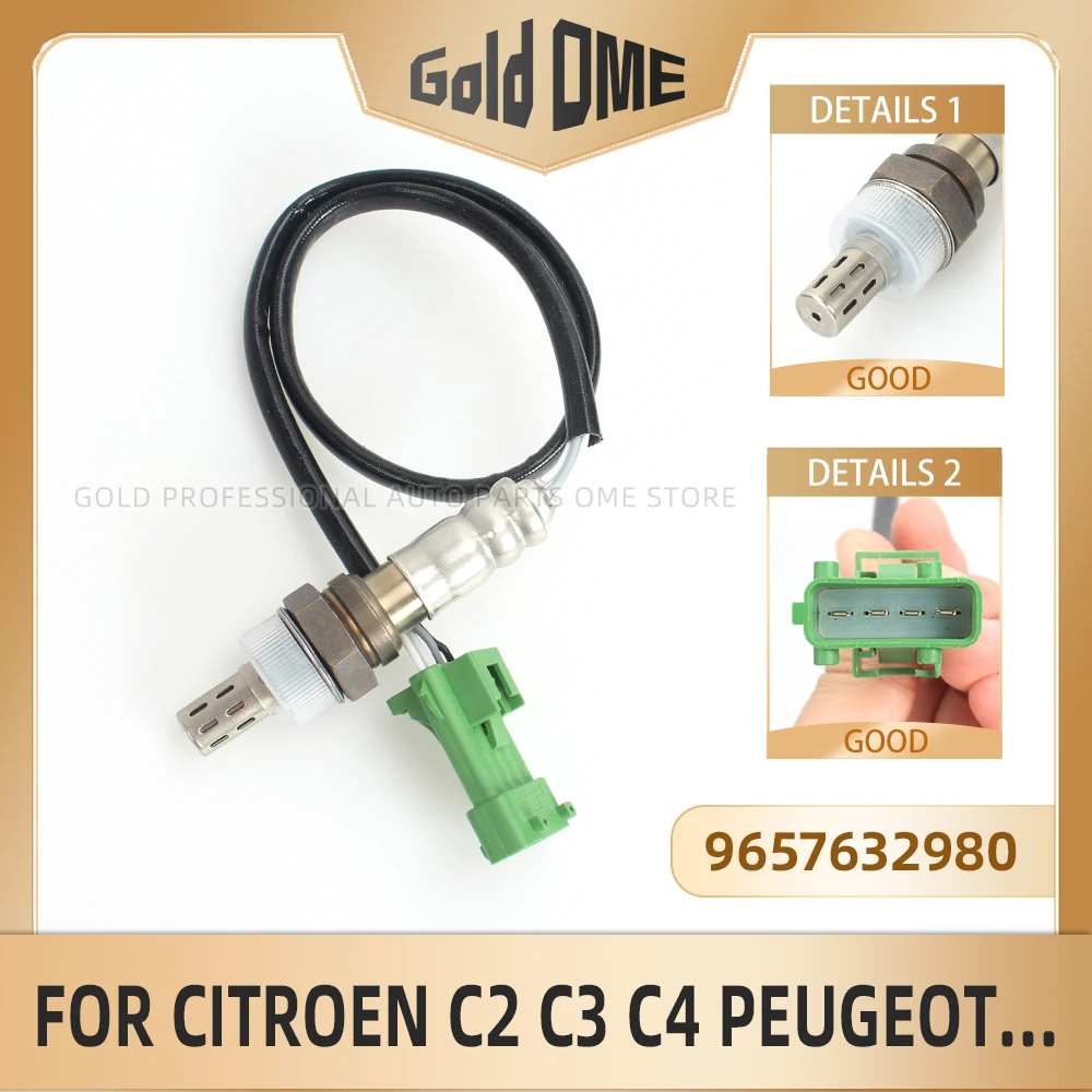 Sensore di ossigeno sensori O2 a banda larga sonda Lambda rapporto carburante aria auto per Citroen C2 C3 C4 Peugeot 206 9657632980 OZA608 U2 1618RO
