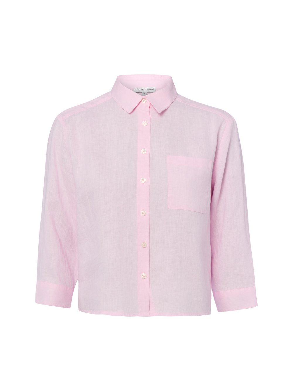 Marie Lund Sommerbluse aus Leinen Damen rosa, 34 Image