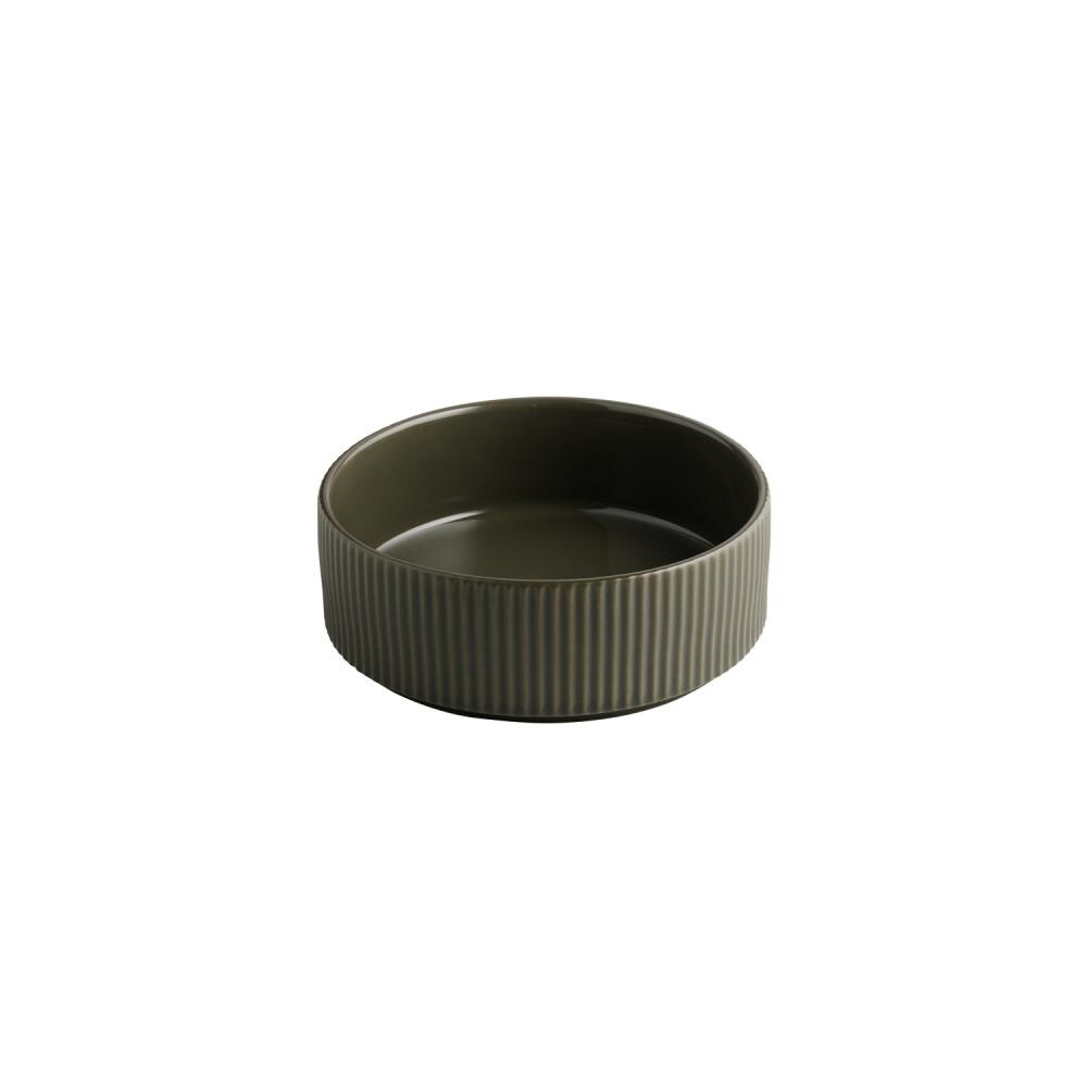 APS Schale THE GRID 6er Set - Porzellan mud (braun), Ø 16 cm, 550 ml, stapelbar Image