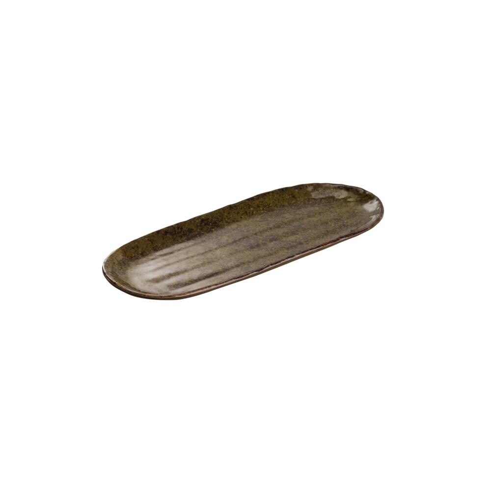 APS 85551 Tablett / Sushiboard UMI - Melamin braun, 28,5 x 11,5 cm, stapelbar, spülmaschinengeeignet Image