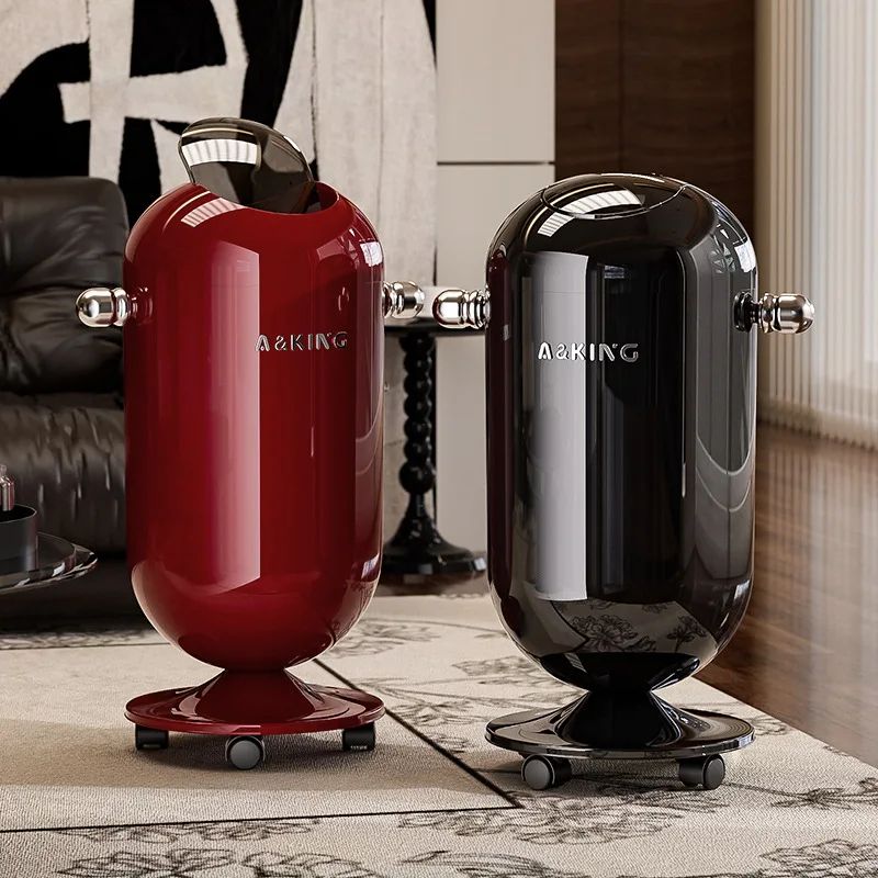 Premium Touch Free Stainless Steel Trash Can 20l Black