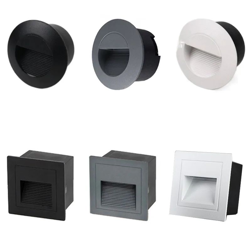 LumaStep IP65 Waterproof LED Stair Light Recessed Indoor & Outdoor Step Lighting cold6000k Whte 85 265v Sq5w 86