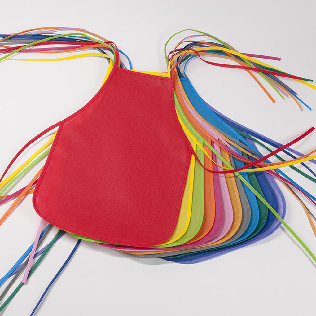 Kids Colorful Aprons Waterproof Non Woven Fabric Bib Baby Work Kindergarten Activities Kids Colorful Aprons Waterproof Non Woven Fabric Bib Baby Work Kindergarten Activities