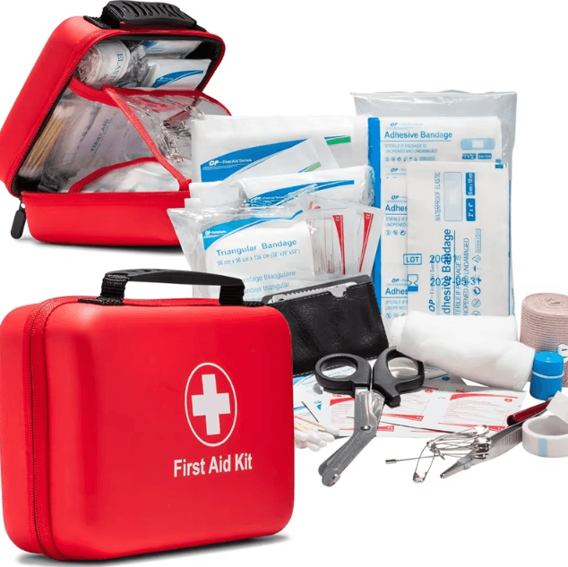 38 Piece Essential First Aid Kit Portable Medical Set For Home, Camping, Hiking & Travel 38 Piece Essential First Aid Kit Portable Medical Set For Home, Camping, Hiking & Travel