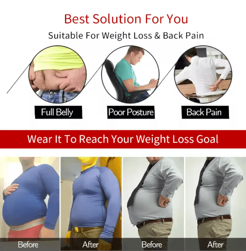 UltraFit Men Compression Slimming Shirt For Chest And Tummy Control white xxl