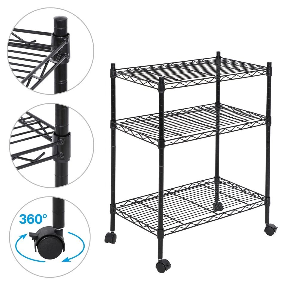 Metal Rack Shelves, Shelf Storage Shelving Unit, Adjustable Steel Wire Shelf, Shelf Organization For Kitchen Metal Rack Shelves, Shelf Storage Shelving Unit, Adjustable Steel Wire Shelf, Shelf Organization For Kitchen