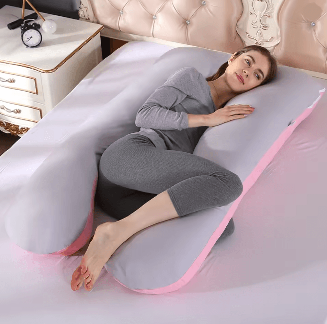 U Shape Pregnancy Pillow Case Cotton Cover For Maternity Support e