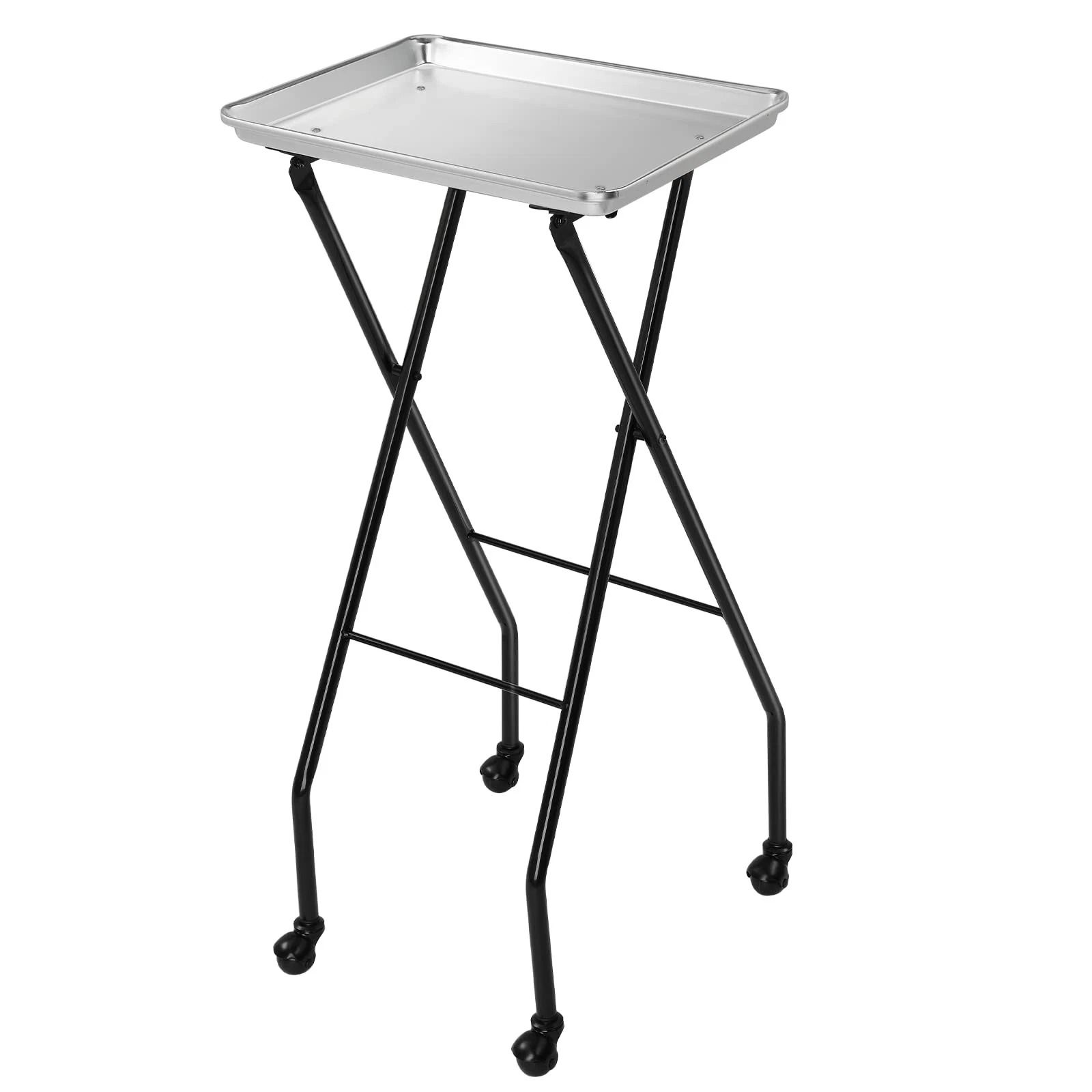 Salon Tray Cart For Cosmetology Stylist | Beauty Spa Service Storage Station With Wheels Salon Tray Cart For Cosmetology Stylist | Beauty Spa Service Storage Station With Wheels
