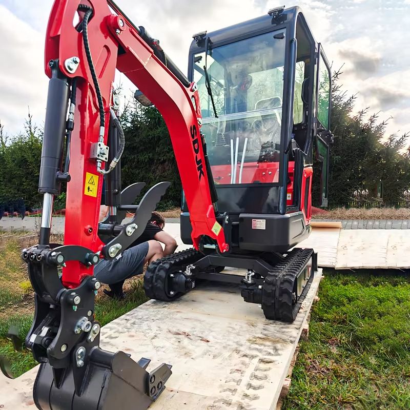 Compact Track Mini Excavator For Garden Agriculture And Small Jobs jkw 1.8ton Excavator