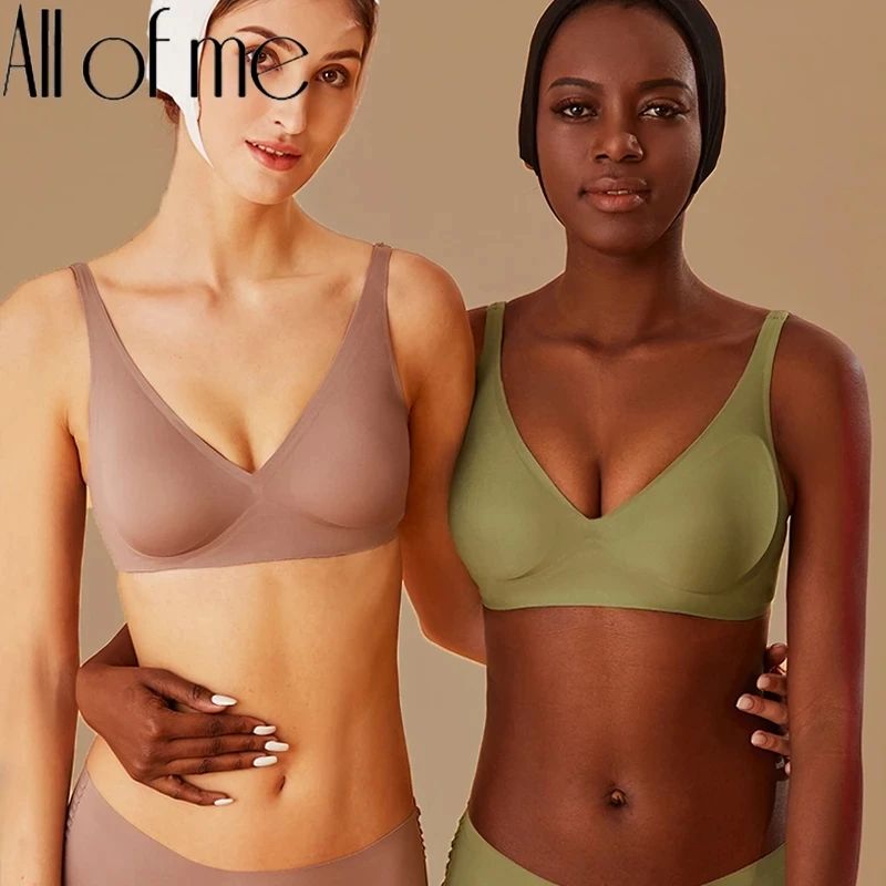 SilkEase Seamless Comfort Bra Wireless Bra For Women With Soft Support & Invisible Fit green s(32 70abc)