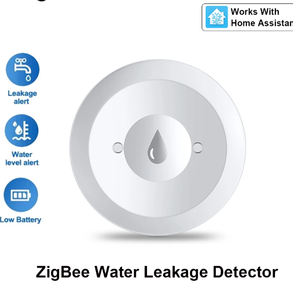 Smart Water Leak Detector With App Remote Monitoring For Kitchen & Bathroom Smart Water Leak Detector With App Remote Monitoring For Kitchen & Bathroom