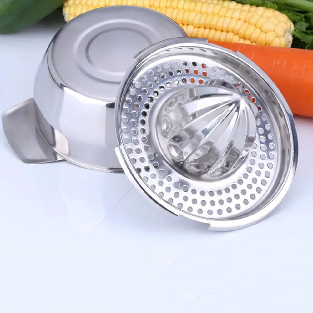 Premium Stainless Steel Manual Citrus Juicer With Strainer Premium Stainless Steel Manual Citrus Juicer With Strainer