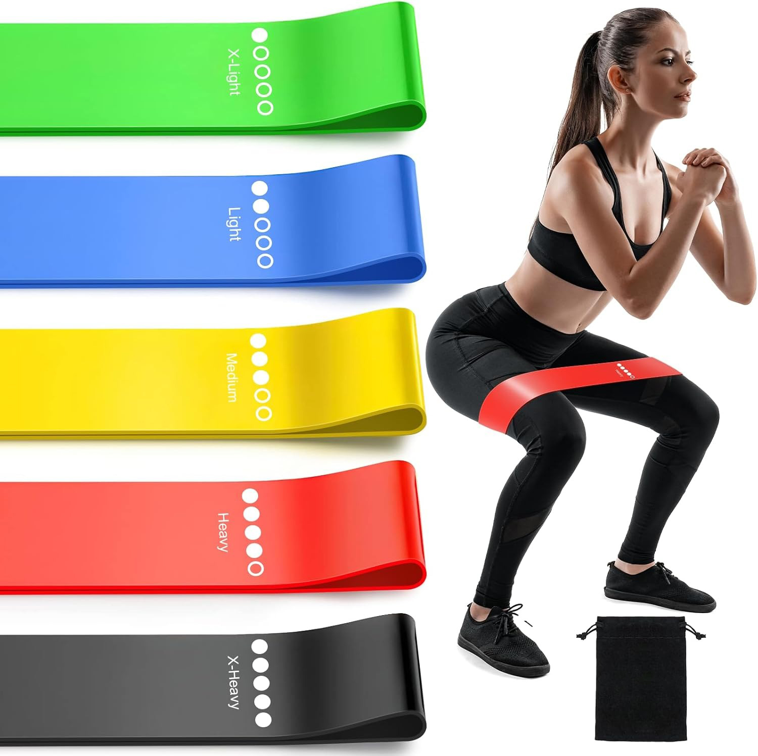 TPE Resistance Bands Set For Strength Training & Yoga | Elastic Rubber Loop Bands For Home Gym Fitness TPE Resistance Bands Set For Strength Training & Yoga | Elastic Rubber Loop Bands For Home Gym Fitness
