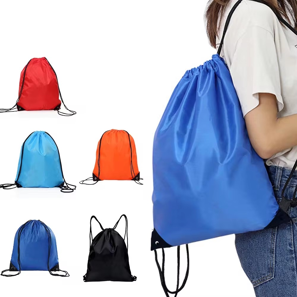 Waterproof Drawstring Gym Bag Multi Use Fitness Backpack For Travel, Yoga, Basketball & Swimming orange