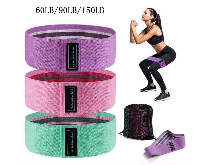 Glute Bands Fabric Resistance, Stretchy Hip Booty Bands, Thigh Fitness Squat Circle Loops Glute Bands Fabric Resistance, Stretchy Hip Booty Bands, Thigh Fitness Squat Circle Loops