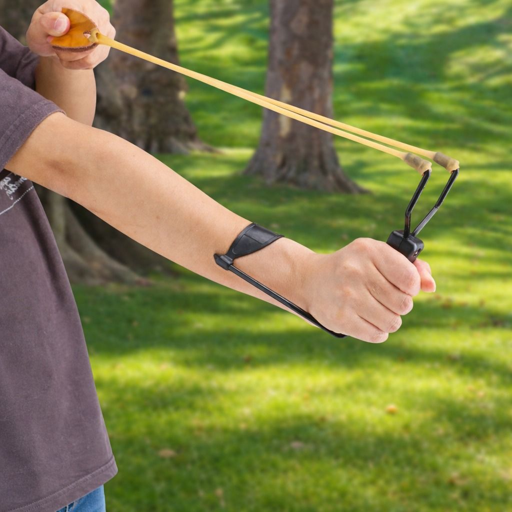 High Velocity Folding Wrist Slingshot Powerful Hunting Slingshot For Precision And Durability High Velocity Folding Wrist Slingshot Powerful Hunting Slingshot For Precision And Durability