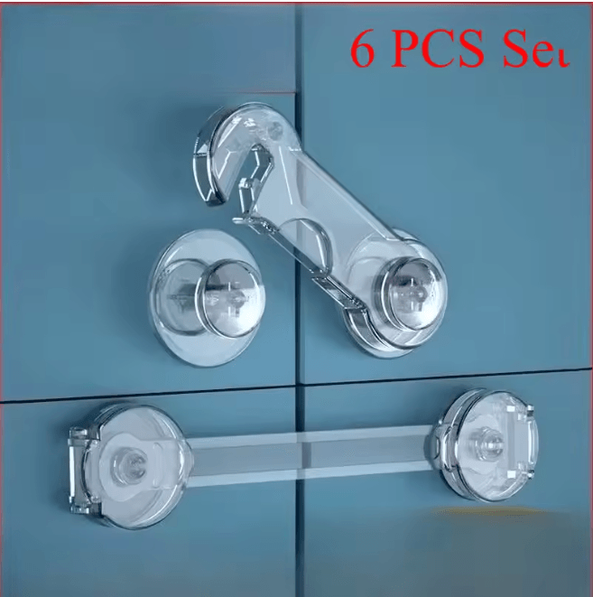 SecureHome Baby Cabinet Locks 6 Pack Adjustable Safety Straps c