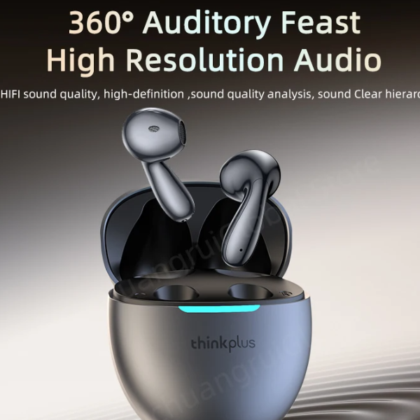 TWS Earphones Bluetooth Noise Canceling Half In Ear Headset white