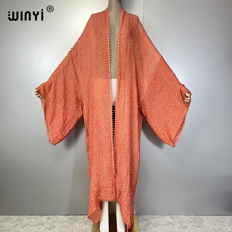 Luxury Maxi Beach Kimono Kaftan Cover Up c one Size