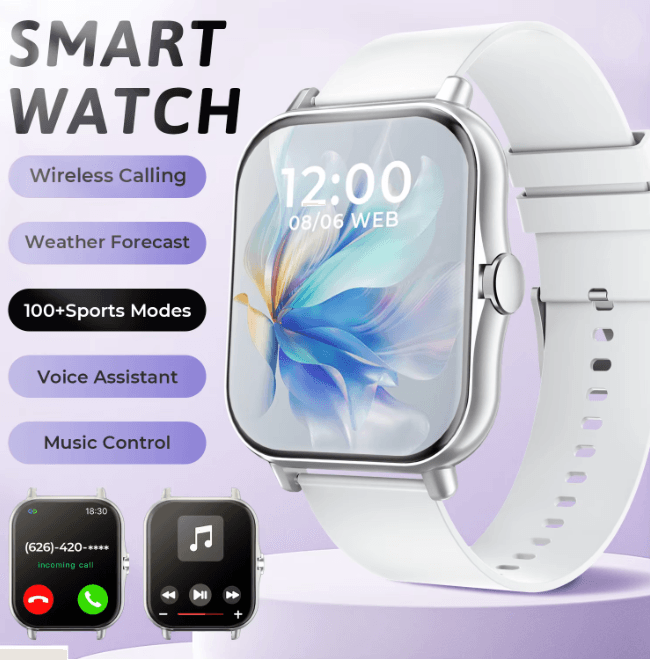 ActiveConnect Smart Watch With BT Call And Health Sleep Monitoring i