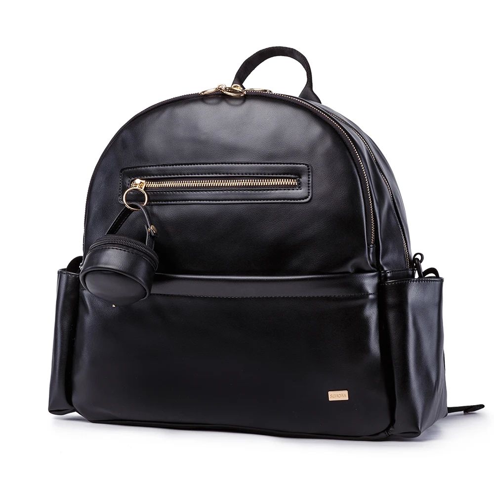 Soboba Waterproof Large Capacity Diaper Backpack With Pacifier Pouch pink