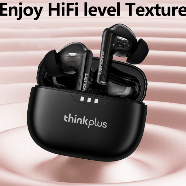 Wireless Bluetooth Earbuds HiFi Stereo, Noise Reduction & Touch Control white