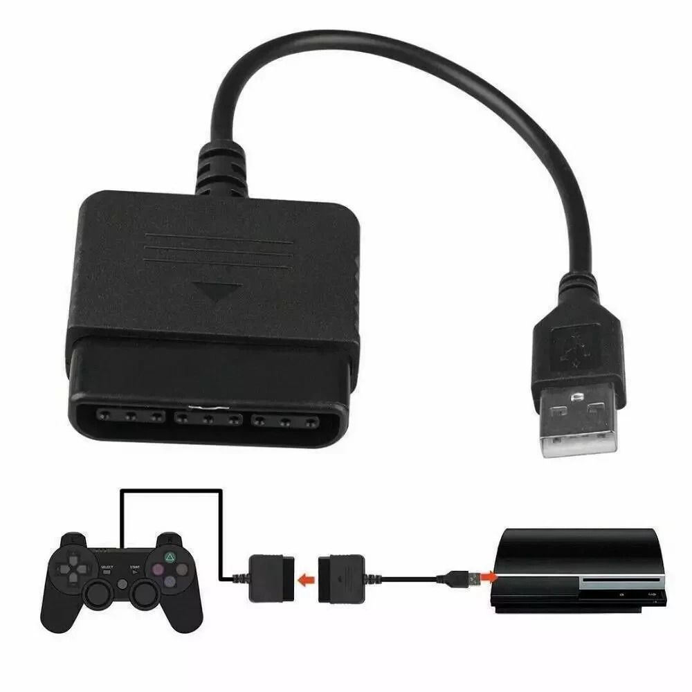 PS2 To PS3 USB Game Controller Adaptor Cable For Sony PlayStation PS2 To PS3 USB Game Controller Adaptor Cable For Sony PlayStation