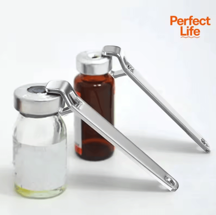Stainless Steel Bottle & Can Opener Tool Portable Vial Opener For Kitchens And Medical Use 1pc