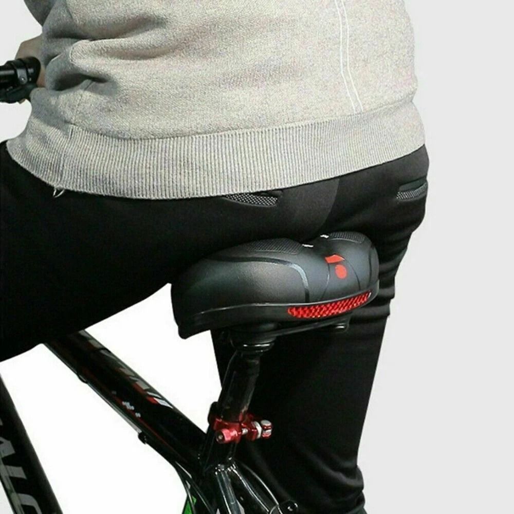 Comfortable Wide Gel Bike Saddle Extra Soft Pad For A Smooth Ride, Ideal For Cycling And Outdoor Sports Comfortable Wide Gel Bike Saddle Extra Soft Pad For A Smooth Ride, Ideal For Cycling And Outdoor Sports