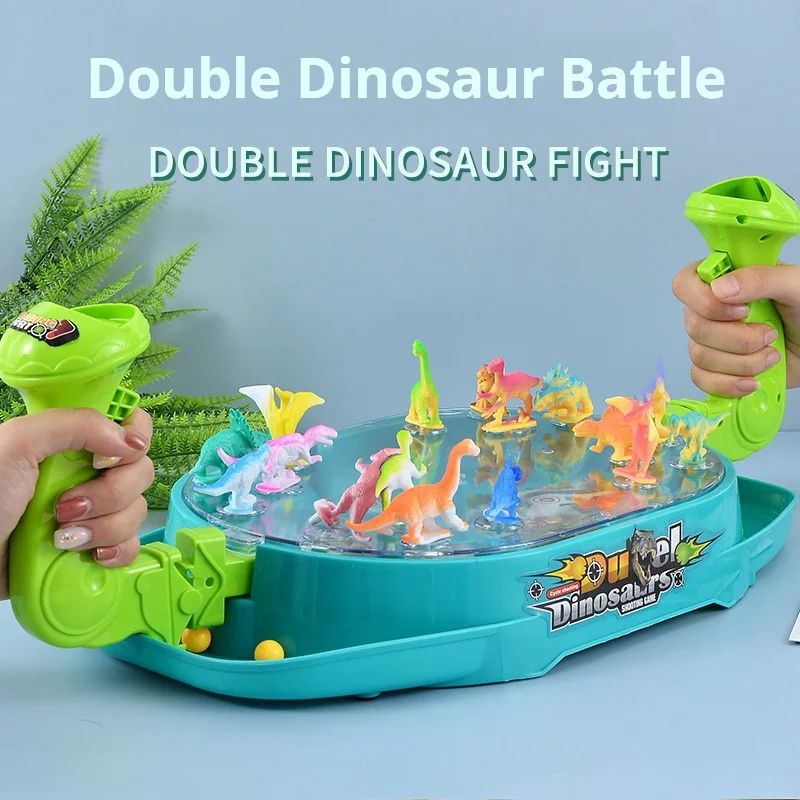 Dino Duel Catapult Board Game (Two Player Interactive Pinball Catapult Toy) Dino Duel Catapult Board Game (Two Player Interactive Pinball Catapult Toy)