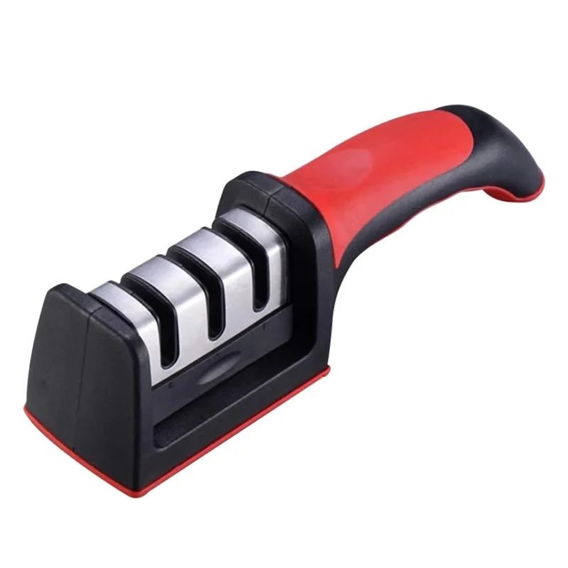 Knife Sharpener Set, Diamond Ceramic Rods For Kitchen, Hunting, Pocket Knives, Fast Edge Repair With Non Slip Base Knife Sharpener Set, Diamond Ceramic Rods For Kitchen, Hunting, Pocket Knives, Fast Edge Repair With Non Slip Base