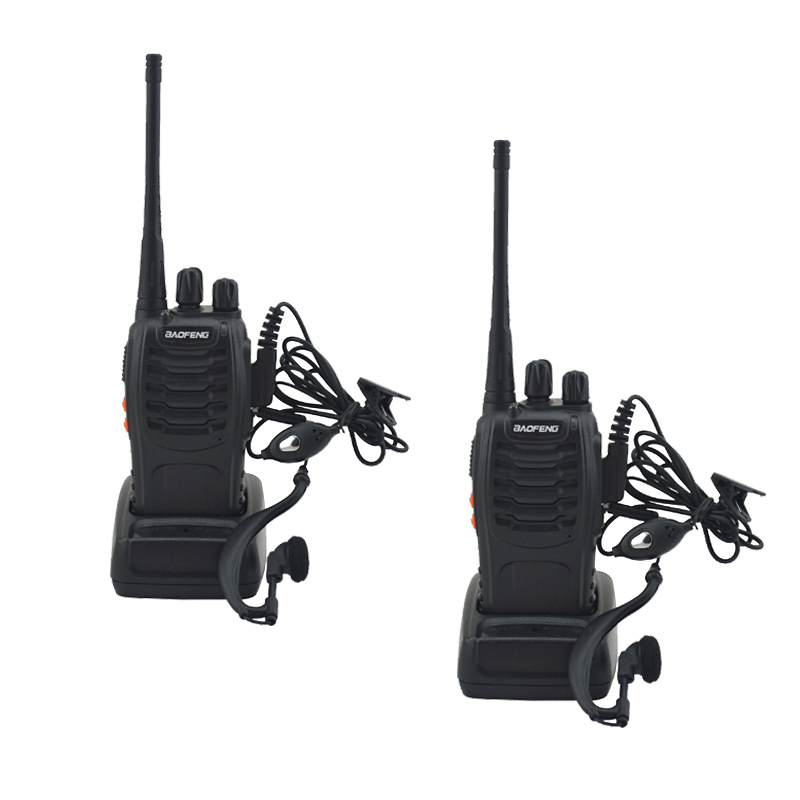Walkie Talkie UHF Two Way Radio With Earpiece, Portable Transceiver For Outdoor & Emergency Use Walkie Talkie UHF Two Way Radio With Earpiece, Portable Transceiver For Outdoor & Emergency Use