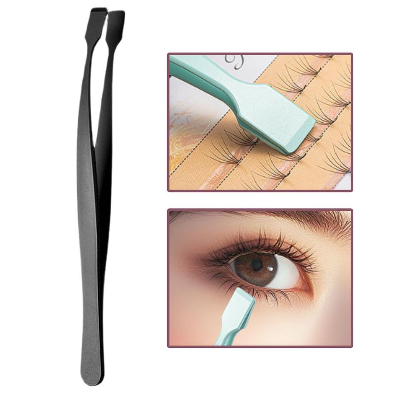 Precise Lash Applicator Tool For Eyelash Cluster Separation Non Slip Tweezer For Travel & Salon Use pink