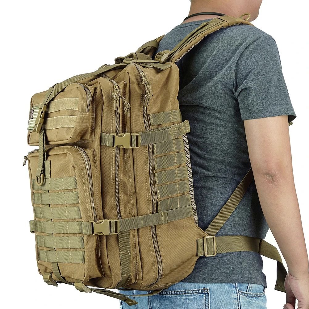 45L Tactical Backpack Outdoor Molle Travel And Camping Pack green