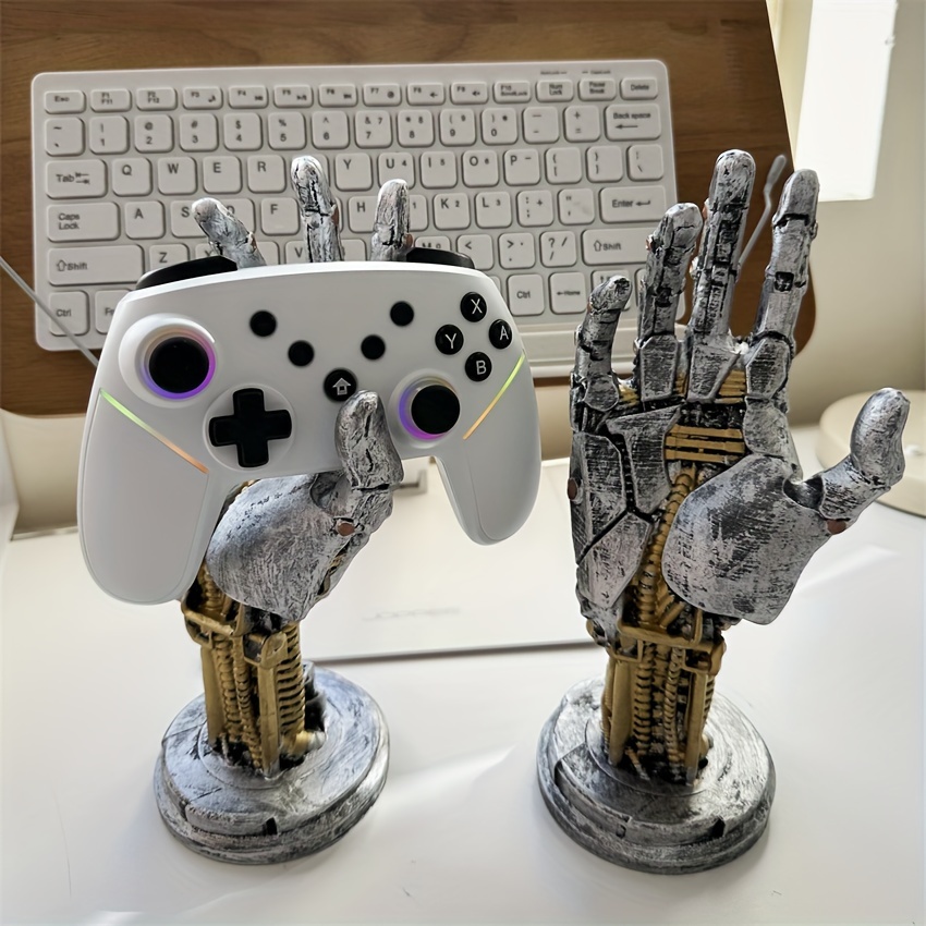Multi functional Desktop Decoration, Cyberpunk 3D Gamepad Holder, Sci Fi Mechanical Style, Home Perfect Match Multi functional Desktop Decoration, Cyberpunk 3D Gamepad Holder, Sci Fi Mechanical Style, Home Perfect Match