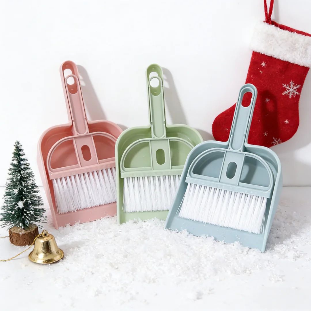 CozySweep Mini Desk Broom And Dustpan Set For Quick Desktop Cleaning b