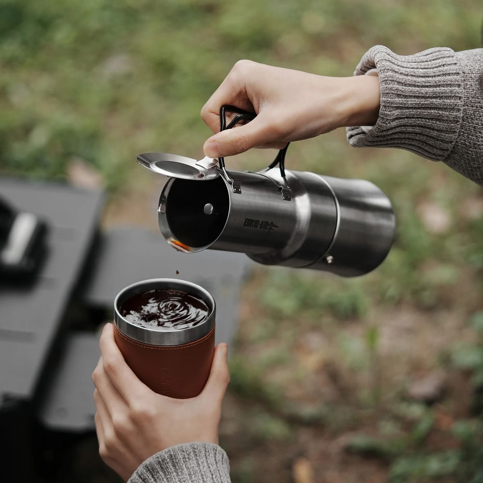 MHW 3BOMBER 350ml Stainless Steel Moka Pot Integrated Coffee Maker & Camping Espresso Pot MHW 3BOMBER 350ml Stainless Steel Moka Pot Integrated Coffee Maker & Camping Espresso Pot