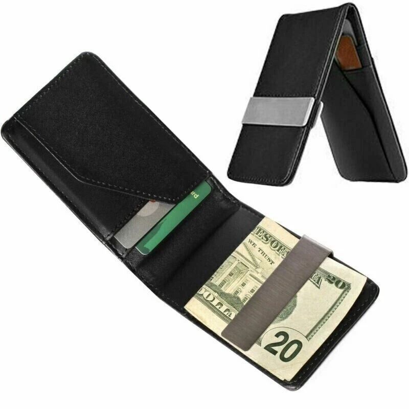 Stainless Steel Money Clip Wallet Slim & Stylish Metal Pocket Holder For Cash And Credit Cards Stainless Steel Money Clip Wallet Slim & Stylish Metal Pocket Holder For Cash And Credit Cards