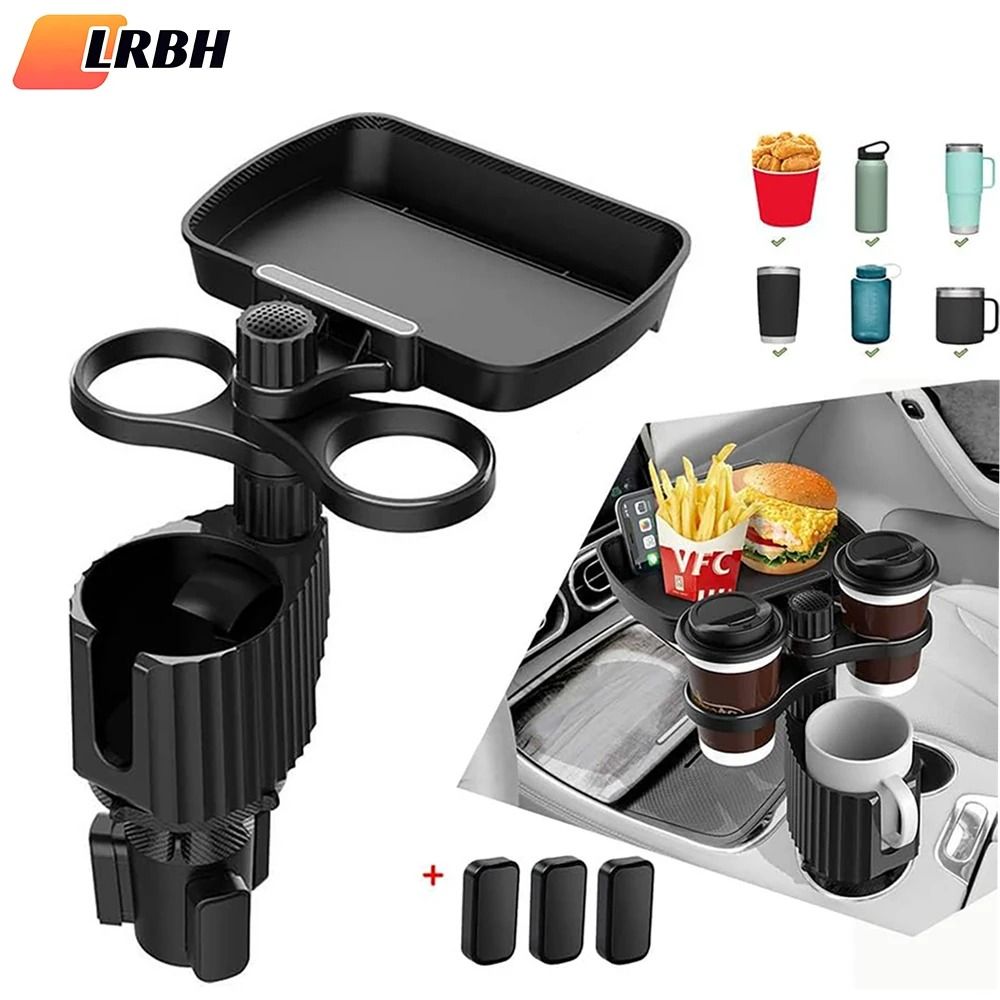 Multifunction Car Cup Holder Expander Tray | Detachable Food Tray & Organizer Table For Automotive Interiors Multifunction Car Cup Holder Expander Tray | Detachable Food Tray & Organizer Table For Automotive Interiors
