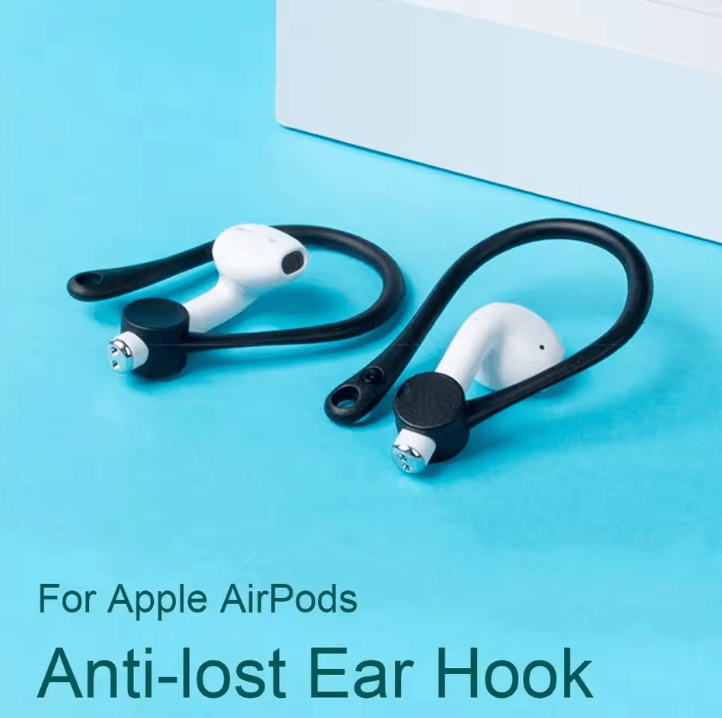 Silicone Anti Loss Ear Hooks For AirPods Secure Fit Protective Earphone Holders green