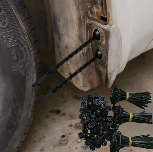 Universal Nylon Cable Tie Fastener Clip For Car Panel And Wire Management black 30sets