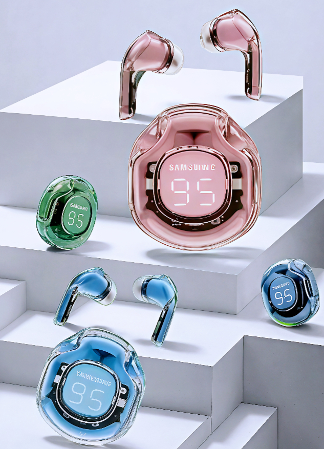 TWS Wireless Bluetooth Earbuds Sport Gaming Headsets With Noise Reduction And Bass Touch Control mint Green