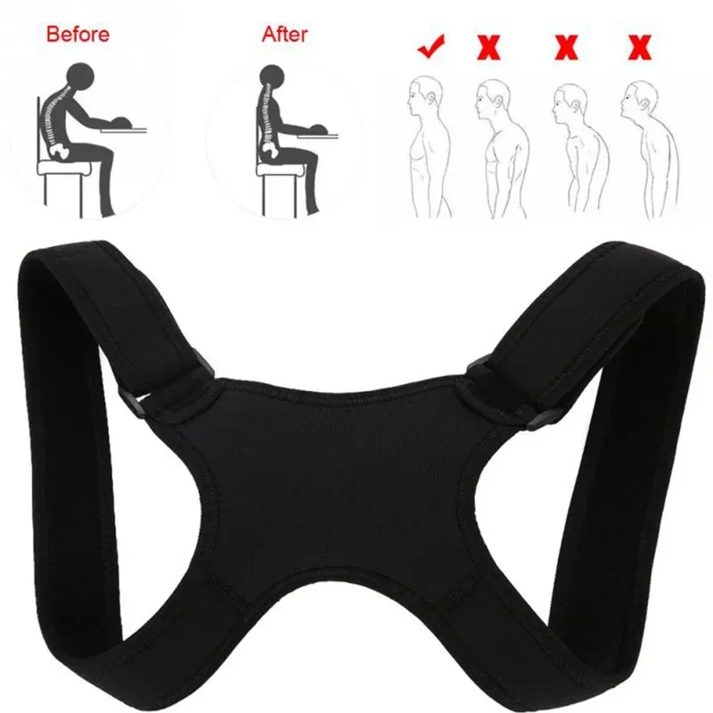 Adjustable Unisex Posture Corrector Lumbar Support Belt gray l