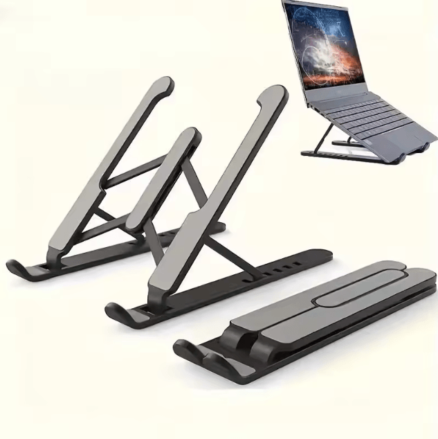 Foldable Portable Laptop Stand Notebook Support Base Holder black