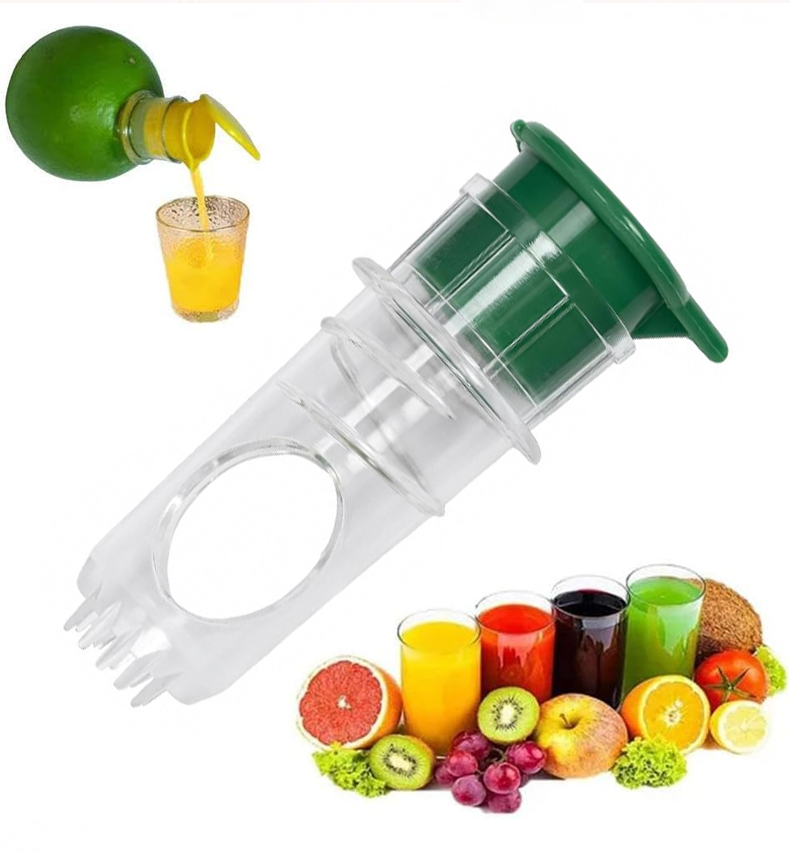 Portable Manual Lemon Juicer Squeezer Easy Citrus Extractor For Lemon, Orange, Lime, & More yellow