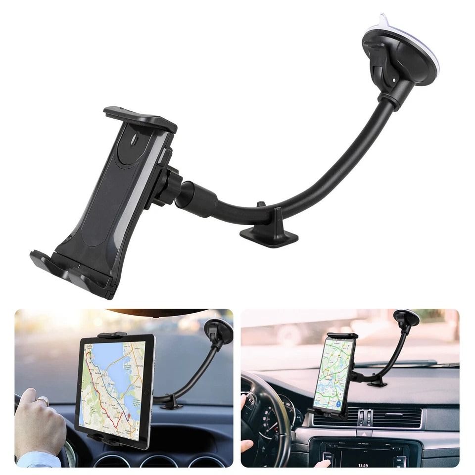 Universal Car Windshield Mount For Tablets & Smartphones Adjustable, Secure, And Versatile Universal Car Windshield Mount For Tablets & Smartphones Adjustable, Secure, And Versatile