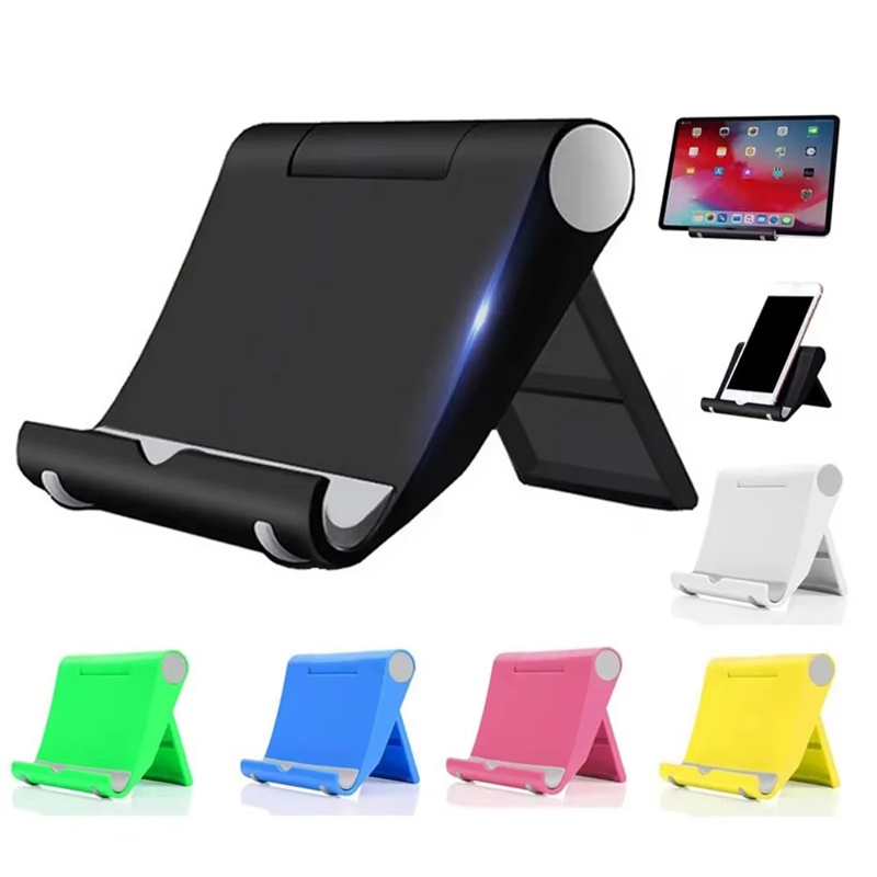 Universal Portable Desktop Holder Foldable Adjustable Stand For Phones And Tablets pink