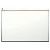 AARCO Wall Mounted Magnetic Whiteboard Vinyl/Cork/Metal in Blue/Brown/White | 48 H x 2 D in | Wayfair 120A-46M