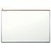 AARCO Wall Mounted Magnetic Whiteboard Vinyl/Cork/Metal in Blue/Brown/White | 48 H x 2 D in | Wayfair 120A-46M