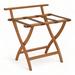 Wooden Mallet Wood Luggage Rack Wood in Brown/Red | 29.5 H x 23.75 W x 18.25 D in | Wayfair LR4-LOTAN